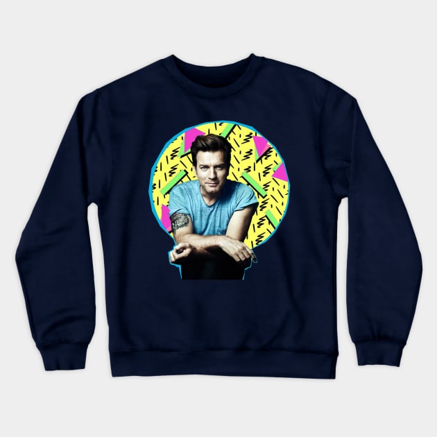 Ewan McGregor Crewneck Sweatshirt by austyndelugoart